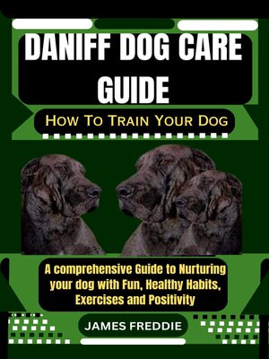 cover image of Daniff dog care guide
